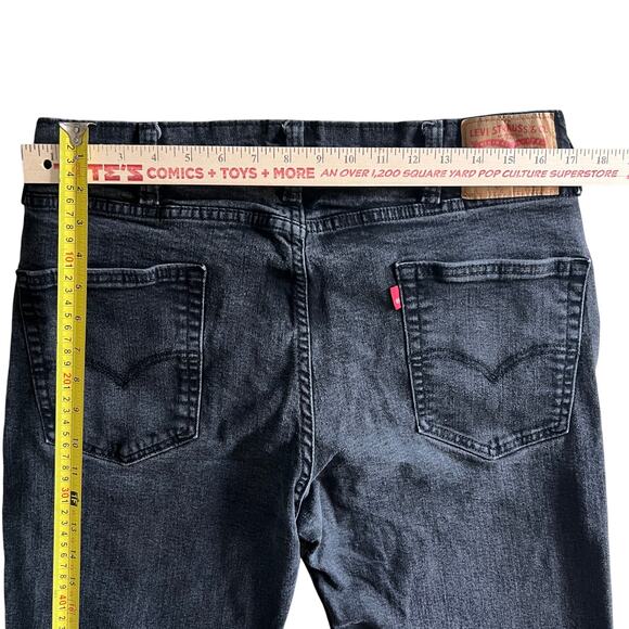 Levi’s 511 Slim Fit Jeans Black Denim Stretch Men’s 31x30 - Picture 4 of 12